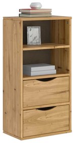 Συρταριέρα με Συρτάρια ODDA 40x24x79 εκ. από Μασίφ Ξύλο Πεύκου