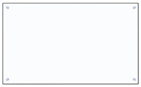 vidaXL Πλάτη Κουζίνας Διαφανής 100 x 60 εκ. από Ψημένο Γυαλί