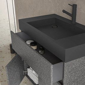 Furnibath M 81 - Βάση Επιπλου με Solid Νιπτηρα 81x47 - 384