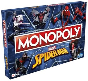 Επιτραπέζιο Παιχνίδι Monopoly Marvel Spider-Man F3968 Για 2-6 Παίκτες 8 Ετών+ Multicolor Hasbro
