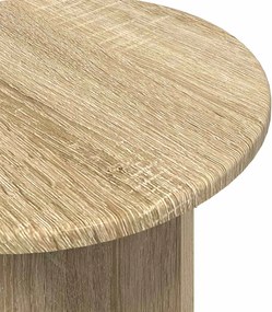 vidaXL Σετ βοηθητικά τραπεζάκια με αποθήκευση 2 pcs Sonoma Δρυς