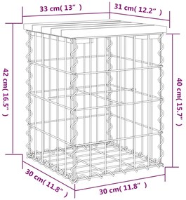 ΠΑΓΚΟΣ ΚΗΠΟΥ ΣΥΡΜΑΤΟΚΙΒΩΤΙΟ 33 X 31 X 42 ΕΚ. ΜΑΣΙΦ ΨΕΥΔΟΤΣΟΥΓΚΑ 834327