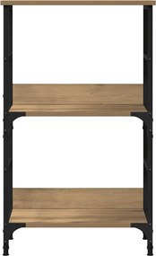 vidaXL Βιβλιοθήκη Αρτισιανή Δρυς 50x33x82 εκ. Επεξεργ. Ξύλο