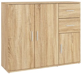 Συρταριέρα Sonoma Δρυς 91x29,5x75 εκ. Επεξεργασμένο Ξύλο - Καφέ