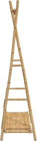 vidaXL Κρεμάστρα Ρούχων με Ράφι 102 x 50 x 190 εκ. Μπαμπού