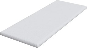 vidaXL Στρώμα επικάλυψης Λευκό 80 x 200 cm Υφασμα Jacquard