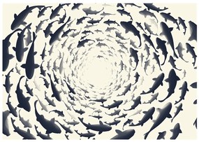 Φωτοταπετσαρία - Fish swirl 300x210