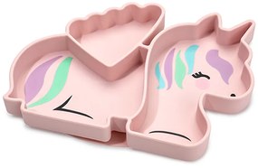 Πιάτο Σιλικόνης Με Χωρίσματα Melii Unicorn 17300