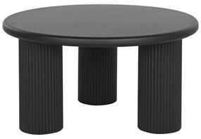 Βοηθητικό Τραπέζι Home ESPRIT Μαύρο Μέταλλο 75 x 75 x 40 cm