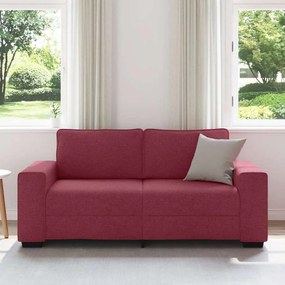 vidaXL Διθέσιος Καναπές Κόκκινος 180x77x82 εκ. Ύφασμα