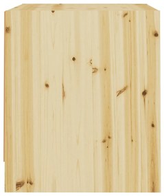 vidaXL Κομοδίνο 40 x 30,5 x 35,5 εκ. από Μασίφ Ξύλο Ελάτης