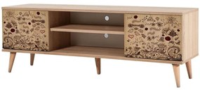 Έπιπλο Τηλεόρασης Truva 863SPH3020 140x40x50cm Multi