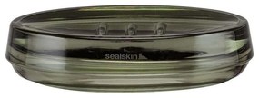 Σαπουνοθήκη Mood 13,8x9,9x3,1cm Green Sealskin Glass
