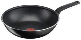 Τηγάνι Wok Tefal B5671953, 28 cm, Thermo-Signal, Thermo-Spot, Επικάλυψη τιτανίου, Χωρίς PFOA, Μαύρο