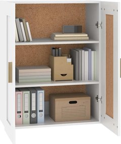 vidaXL Ντουλάπι Τοίχου Λευκή 69,5x32,5x90 εκ. από Επεξεργασμένο Ξύλο