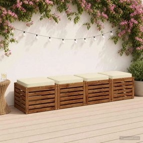 vidaXL Μαξιλάρια καθιστικού 4 κομματιών VUGHT 4 pcs 100% Πολυεστέρας
