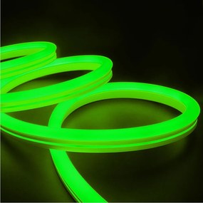 Αδιάβροχη LED Neon Flex 24V 6.5W 10m IP68 Πράσινο V-TAC 2616