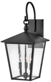 Φανάρι Απλίκα Φωτιστικό Τοίχου 3xE14 Μαύρο IP44 58cm Huntersfield HK-HUNTERSFIELD2-L-BK Elstead Lighting-HK-HUNTERSFIELD2-L HK-HUNTERSFIELD2-L-BK