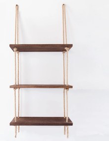 Ράφι Τοίχου Καρυδί ADRE 40x14x110