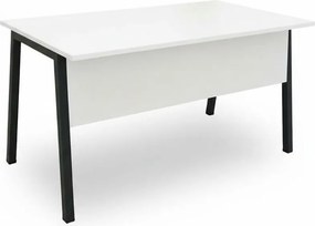Stewehome Μοντέρνο λευκό γραφείο εργασίας 140x70x75 cm