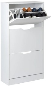 Παπουτσοθήκη Με 3 Ράφια/18 Θέσεων (60x23x119) F-V White 160392C