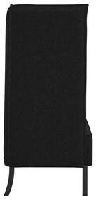 vidaXL Καναπές Highback Μαύρος 109x56x121 εκ. Υφάσματος