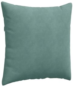 vidaXL Μαξιλάρι Καναπέ 2 pcs Θαλασσί 80 x 80 cm Υφασμάτινο Κορντουρά