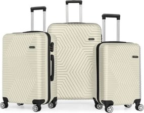 Stewehome Σετ 3 τεμαχίων βαλίτσες με 4 ρόδες και κλειδαριά