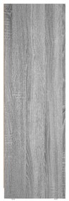 vidaXL Ντουλάπι Μπάνιου Γκρι Sonoma 30x30x95 εκ. Επεξεργασμένο Ξύλο