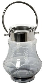 Φανάρι DAR107 Γκρι 24x18x18cm Espiel Glass