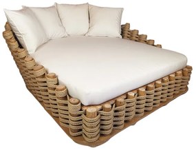 Καναπές κρεβάτι DB-15 -απο πεύκο- 170x150x70 -καφέ -exo345-