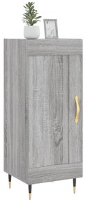 vidaXL Ντουλάπι Γκρι Sonoma 34,5x34x90 εκ. από Επεξεργασμένο Ξύλο