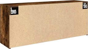 vidaXL ντουλάπι τοίχου μπάνιου καπνιστή δρυς 100x25x40 cm