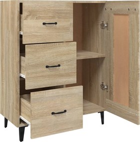 vidaXL Ντουλάπι Sonoma Δρυς 69,5 x 34 x 90 εκ. από Επεξεργασμένο Ξύλο