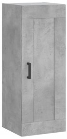 vidaXL Ντουλάπι Γκρι Σκυροδέματος 34,5x34x180 εκ. Επεξεργασμένο Ξύλο