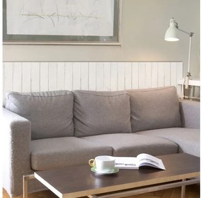 Μαλακά Πλακάκια προστασίας τοίχων White Wood 54735 Ango-54735-Λευκό 54735