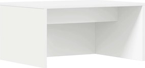 vidaXL Επιτοίχιο γραφείο Λευκό 60 x 45 x 30 cm Επεξεργασμένο ξύλο