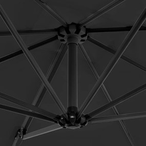 Ομπρέλα Κρεμαστή Ανθρακί 250 x 250 εκ. με Ιστό Αλουμινίου - Ανθρακί