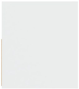 vidaXL Κομοδίνα με LED 2 τεμ. Λευκό 60 x 35 x 40 εκ.