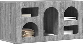 vidaXL Ντουλάπι TV ELST 80 x 35 x 40 εκ Γκρίζο Σονομα