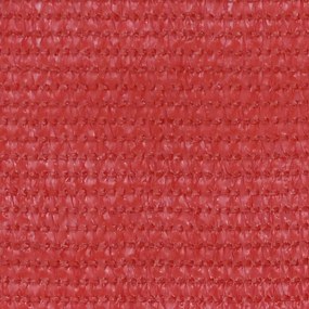 Διαχωριστικό Βεράντας Κόκκινο 90 x 300 εκ. από HDPE - Κόκκινο