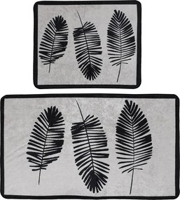 Bathmat Set (2 Pieces) Hoja Djt Multicolor