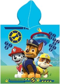 Παιδικό Πόντσο (50x100) Dimcol Paw Patrol 203 Sky Blue