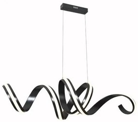 Κρεμαστό Φωτιστικό Οροφής LED 55W Μαύρο Dimmable Uban-120S Sunlight UBAN-120S Μαύρο