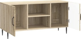 vidaXL Ντουλάπι TV 102 x 34,5 x 50 cm Sonoma Δρυς Επεξεργασμένο Ξύλο