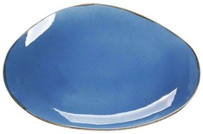 Πιατέλα Σερβιρίσματος Terra TLF107K6 36x24,5x2,5cm Blue Espiel Porcelain