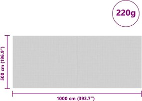 vidaXL Κάλυμμα σιλό Πράσινο 10 x 5 m HDPE