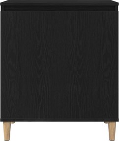 vidaXL Πλαϊνό γραφείο Μαύρη Οξυά 60 x 35 x 70 cm Επεξεργασμένο ξύλο