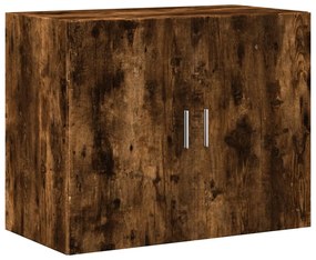vidaXL Ντουλάπα Καπνιστή Δρυς 80x42,5x249 εκ. από Επεξεργασμένο Ξύλο