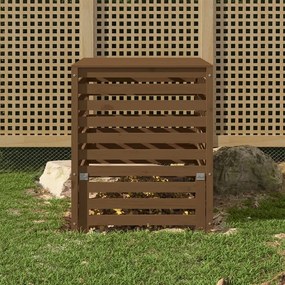 vidaXL Κομποστοποιητής Καφέ Μελί 82,5x82,5x99,5 εκ. Μασίφ Ξύλο Πεύκου